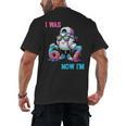 I Was 6 Now I'm 7 Baseball Birthday Drip Ice Cream Boy Men's Back Print T-Shirt I Was 6 Now I'm 7 Baseball Birthday Drip Ice Cream Boy Men's Back Print T-Shirt