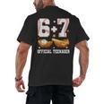 67 13 Year Old Official Teenager Baseball Boy 13th Birthday Men's Back Print T-Shirt