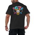 67 Ice Cream Drip Baseball Meme Six Seven Gen Alpha Slang Men's Back Print T-Shirt