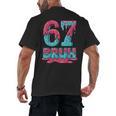 67 Ice Cream Drip Baseball For Men Women Kids Men's Back Print T-Shirt 67 Ice Cream Drip Baseball For Men Women Kids Men's Back Print T-Shirt