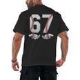 67 Six Seven Number 6 7 Meme Baseball Six Seven For Boys Men Men's Back Print T-Shirt 67 Six Seven Number 6 7 Meme Baseball Six Seven For Boys Men Men's Back Print T-Shirt