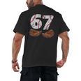 67 Trend Baseball Six Seven Number For Boys Men Men's Back Print T-Shirt