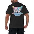 67th Birthday Squad Baseball Ice Cream Drip Birthday Squad Men's Back Print T-Shirt 67th Birthday Squad Baseball Ice Cream Drip Birthday Squad Men's Back Print T-Shirt