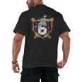 6th Birthday Baseball Drip Number 6 Year Old Birthday Boy Men's Back Print T-Shirt 6th Birthday Baseball Drip Number 6 Year Old Birthday Boy Men's Back Print T-Shirt