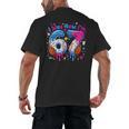 7th Birthday I Was 6 Now I'm 7 Baseball Ice Cream Drip Men's Back Print T-Shirt 7th Birthday I Was 6 Now I'm 7 Baseball Ice Cream Drip Men's Back Print T-Shirt