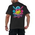 8th Birthday Baseball Ice Cream Drip 8 Years Old Girls B-Day Men's Back Print T-Shirt 8th Birthday Baseball Ice Cream Drip 8 Years Old Girls B-Day Men's Back Print T-Shirt