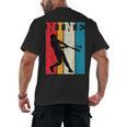9th Birthday Nine Baseball Batter 9 Year Old Bday Boys Kids Men's Back Print T-Shirt 9th Birthday Nine Baseball Batter 9 Year Old Bday Boys Kids Men's Back Print T-Shirt