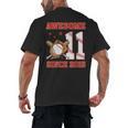 Awesome Since 2015 11 Year Old Boys Bday Baseball Theme Men's Back Print T-Shirt Awesome Since 2015 11 Year Old Boys Bday Baseball Theme Men's Back Print T-Shirt