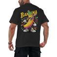 Banana Baseball Cartoon Cool Sports Kids Teens Men's Back Print T-Shirt