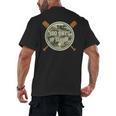 Baseball 100th Day Of School Camouflage Men's Back Print T-Shirt Baseball 100th Day Of School Camouflage Men's Back Print T-Shirt