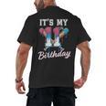 Baseball 11 Year Old Ice Cream Drip 11th Birthday Boys Men's Back Print T-Shirt Baseball 11 Year Old Ice Cream Drip 11th Birthday Boys Men's Back Print T-Shirt