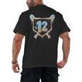 Baseball 12 Year Old Ice Cream Drip 12th Birthday Boys Men's Back Print T-Shirt Baseball 12 Year Old Ice Cream Drip 12th Birthday Boys Men's Back Print T-Shirt