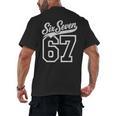 Baseball 6 7 Number 67 Six Seven Meme Boys Youth Kids Men's Back Print T-Shirt Baseball 6 7 Number 67 Six Seven Meme Boys Youth Kids Men's Back Print T-Shirt