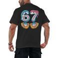 Baseball 67 Ice Cream Drip 67 Meme Player T-Shirt Men's Back Print T-Shirt