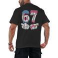 Baseball 67 Ice Cream Drip Six Seven Boys Girls Meme Men's Back Print T-Shirt Baseball 67 Ice Cream Drip Six Seven Boys Girls Meme Men's Back Print T-Shirt