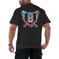 Baseball 8 Year Old Boy Ice Cream Drip 8th Birthday Player Men's Back Print T-Shirt Baseball 8 Year Old Boy Ice Cream Drip 8th Birthday Player Men's Back Print T-Shirt