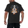 Baseball Dog Men & Women Men's Back Print T-Shirt