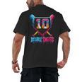 Baseball Drip 10th Birthday Boy Double Digits Ice Cream Drip Men's Back Print T-Shirt Baseball Drip 10th Birthday Boy Double Digits Ice Cream Drip Men's Back Print T-Shirt