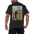 Baseball Drip Boys Dripping Ice Cream Baseball American Flag Men's Back Print T-Shirt Baseball Drip Boys Dripping Ice Cream Baseball American Flag Men's Back Print T-Shirt