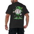 Baseball Drip For Boys Ice Cream Drip Baseball Player Men's Back Print T-Shirt