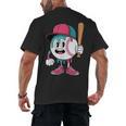 Baseball Drip Boys Ice Cream Youth Men's Back Print T-Shirt