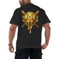 Baseball Drip Ice Cream Camo Cool Men's Back Print T-Shirt Baseball Drip Ice Cream Camo Cool Men's Back Print T-Shirt