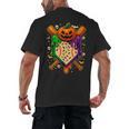 Baseball Drip Ice Cream Drip Halloween Baseball Lovers Men's Back Print T-Shirt