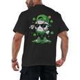 Baseball Drip Ice Cream Shamrock Kids Boy St Patrick’s Day Men's Back Print T-Shirt Baseball Drip Ice Cream Shamrock Kids Boy St Patrick’s Day Men's Back Print T-Shirt