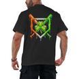 Baseball Drip Ice Cream St Patricks Day Shamrock Men's Back Print T-Shirt Baseball Drip Ice Cream St Patricks Day Shamrock Men's Back Print T-Shirt