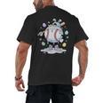 Baseball Drip Icecream Apparel Youth Boy Easter Men's Back Print T-Shirt