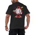 Baseball Drip Icecream Men Boy Valentine Men's Back Print T-Shirt Baseball Drip Icecream Men Boy Valentine Men's Back Print T-Shirt