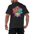 Baseball Drip Jersey Number 1 For Players & 1th Birthday Men's Back Print T-Shirt