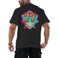 Baseball Drip Jersey Number 77 For Players & 77th Birthday Men's Back Print T-Shirt Baseball Drip Jersey Number 77 For Players & 77th Birthday Men's Back Print T-Shirt