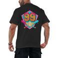 Baseball Drip Jersey Number 99 For Players & 99th Birthday Men's Back Print T-Shirt Baseball Drip Jersey Number 99 For Players & 99th Birthday Men's Back Print T-Shirt