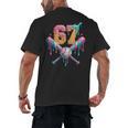 Baseball Drip Number 67 Player Men's Back Print T-Shirt Baseball Drip Number 67 Player Men's Back Print T-Shirt