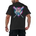 Baseball Dripping 67 Home Plate Six Seven Boy Kids Sports Men's Back Print T-Shirt