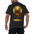Baseball Dripping Drip Gold Sport Player Coach Baller Men's Back Print T-Shirt Baseball Dripping Drip Gold Sport Player Coach Baller Men's Back Print T-Shirt