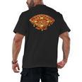 Baseball Dripping Waffle Field Men's Back Print T-Shirt