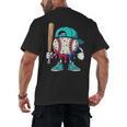 Baseball Drippy Style Apparel For Boys Youth Drip Baseball Men's Back Print T-Shirt Baseball Drippy Style Apparel For Boys Youth Drip Baseball Men's Back Print T-Shirt