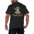 Baseball Frog Saying Batting Retro Artwork Men's Back Print T-Shirt Baseball Frog Saying Batting Retro Artwork Men's Back Print T-Shirt