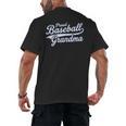 Baseball Grandma Graphic Men's Back Print T-Shirt Baseball Grandma Graphic Men's Back Print T-Shirt