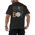 Baseball Granna Of The Birthday Boy Family Matching Men's Back Print T-Shirt Baseball Granna Of The Birthday Boy Family Matching Men's Back Print T-Shirt