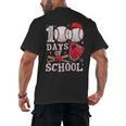 Baseball Happy 100 Days Of School Boy Girl Kid Teacher Men's Back Print T-Shirt
