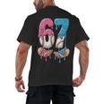 Baseball Ice Cream Drip 67 Hands Six Seven Boys Men's Back Print T-Shirt