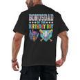 Baseball Ice Cream Drip Bonus Dad Of The Birthday Boy Men's Back Print T-Shirt Baseball Ice Cream Drip Bonus Dad Of The Birthday Boy Men's Back Print T-Shirt