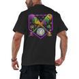Baseball Ice Cream Drip Boys Mardi Gras Carnival Party Mask Men's Back Print T-Shirt Baseball Ice Cream Drip Boys Mardi Gras Carnival Party Mask Men's Back Print T-Shirt