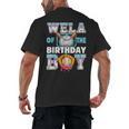 Baseball Ice Cream Drip Wela Of The Birthday Boy Men's Back Print T-Shirt Baseball Ice Cream Drip Wela Of The Birthday Boy Men's Back Print T-Shirt