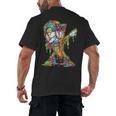 Baseball Ice Cream Dripping Dabbing Baseball Drip Men's Back Print T-Shirt Baseball Ice Cream Dripping Dabbing Baseball Drip Men's Back Print T-Shirt