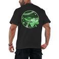 Baseball Irish Shamrock Lucky Clover St Patricks Day Boys Men's Back Print T-Shirt