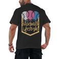 Baseball Lifestyle Ball Sprinkles Drip Boys Kids Men Teen Men's Back Print T-Shirt Baseball Lifestyle Ball Sprinkles Drip Boys Kids Men Teen Men's Back Print T-Shirt